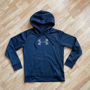 Black UA hoodie, size medium
